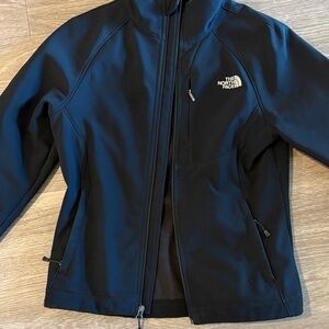 The North Face Black Softshell Full-Zip Jacket